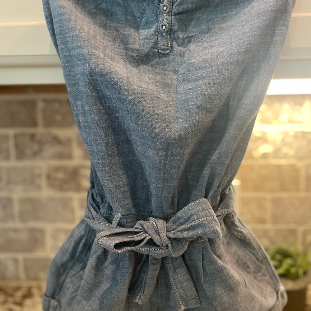 Abercrombie & Fitch Kids Chambray Romper AF Kids Sz 7/8 - Picture 6 of 6